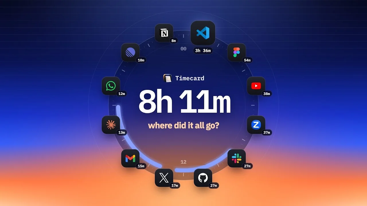 Timecard: the screen time alternative for Mac